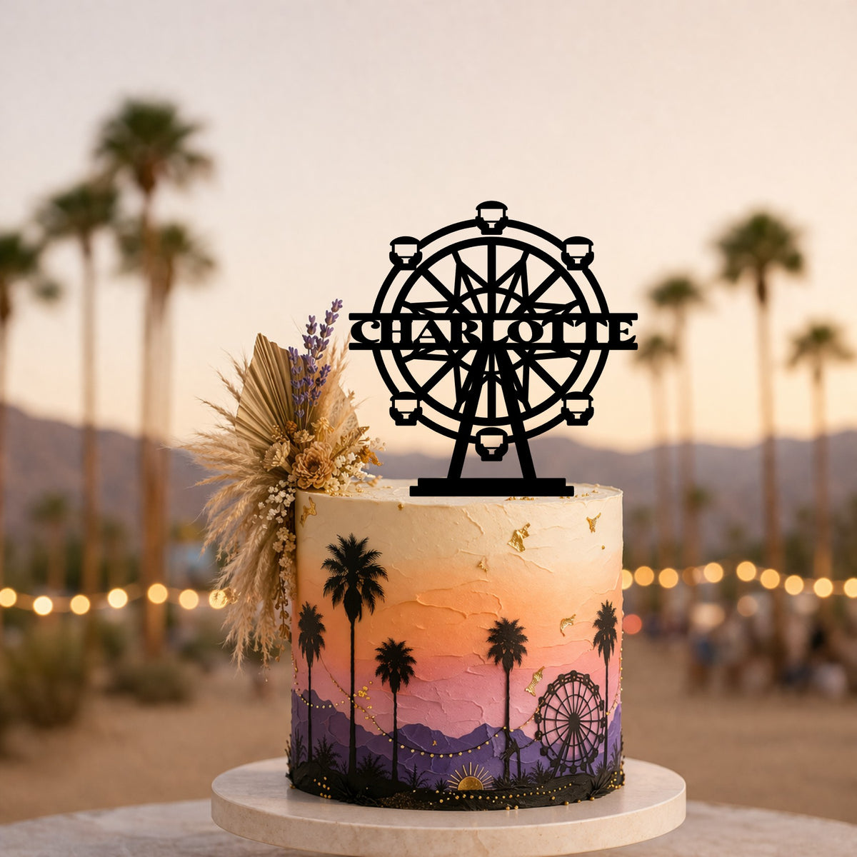 Ferris Wheel Cake Topper