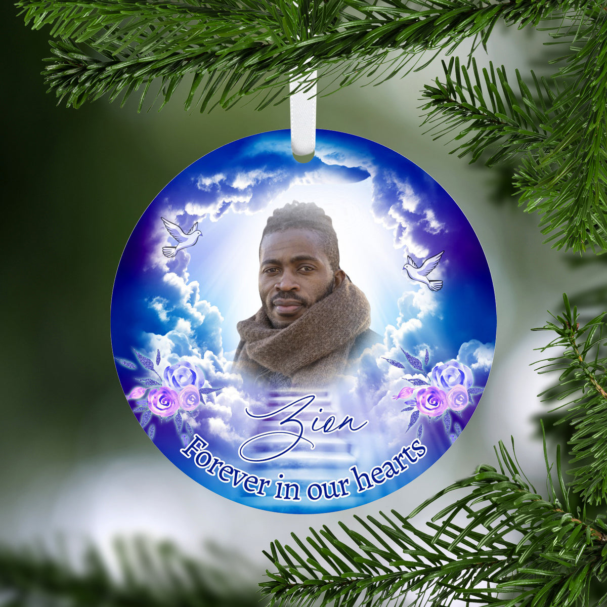 Memorial Photo Ornament