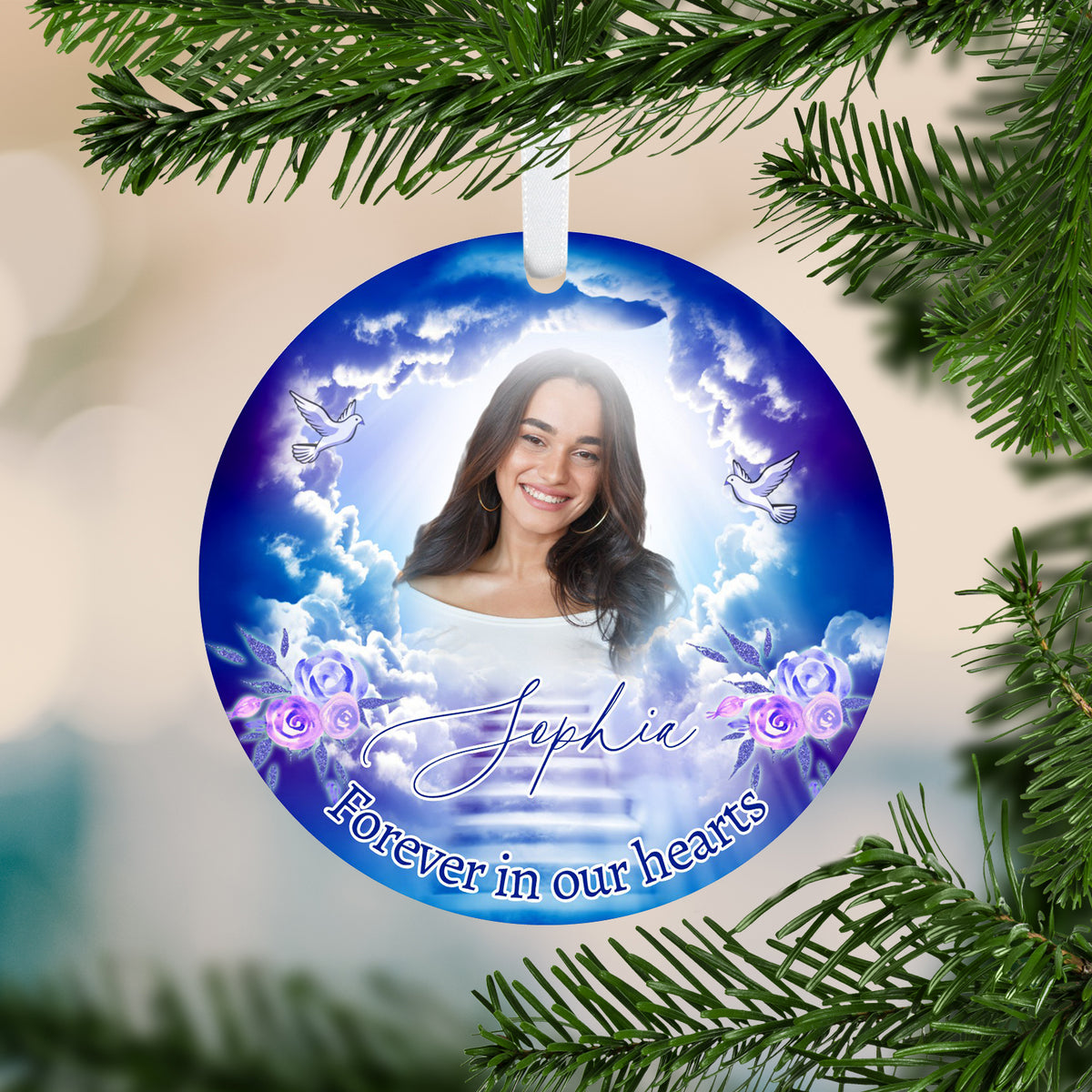 Memorial Photo Ornament