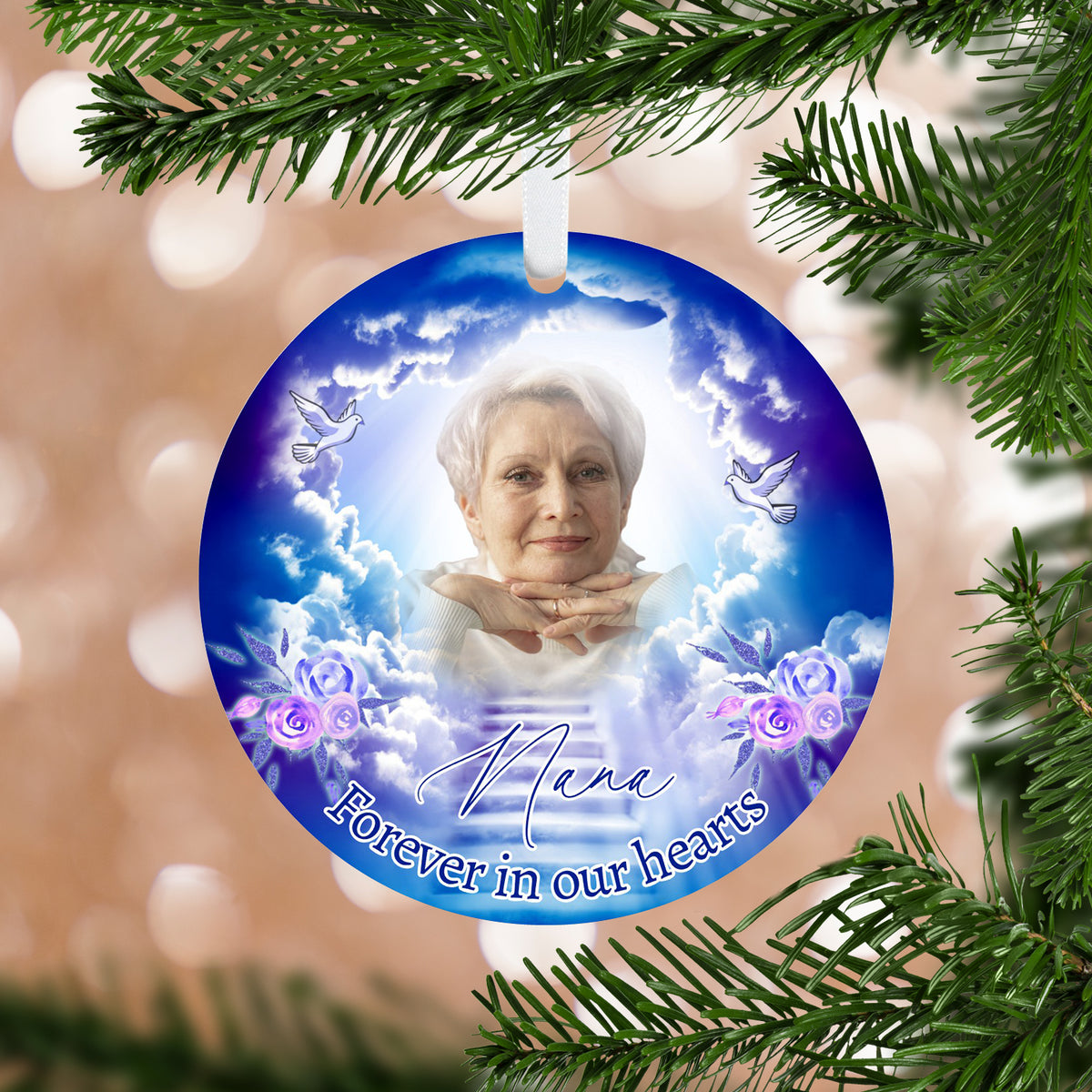 Memorial Photo Ornament