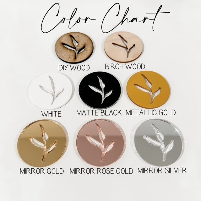 Wedding Initials Cake Topper