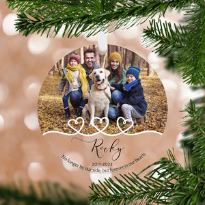 Pet Photo Memorial Ornament