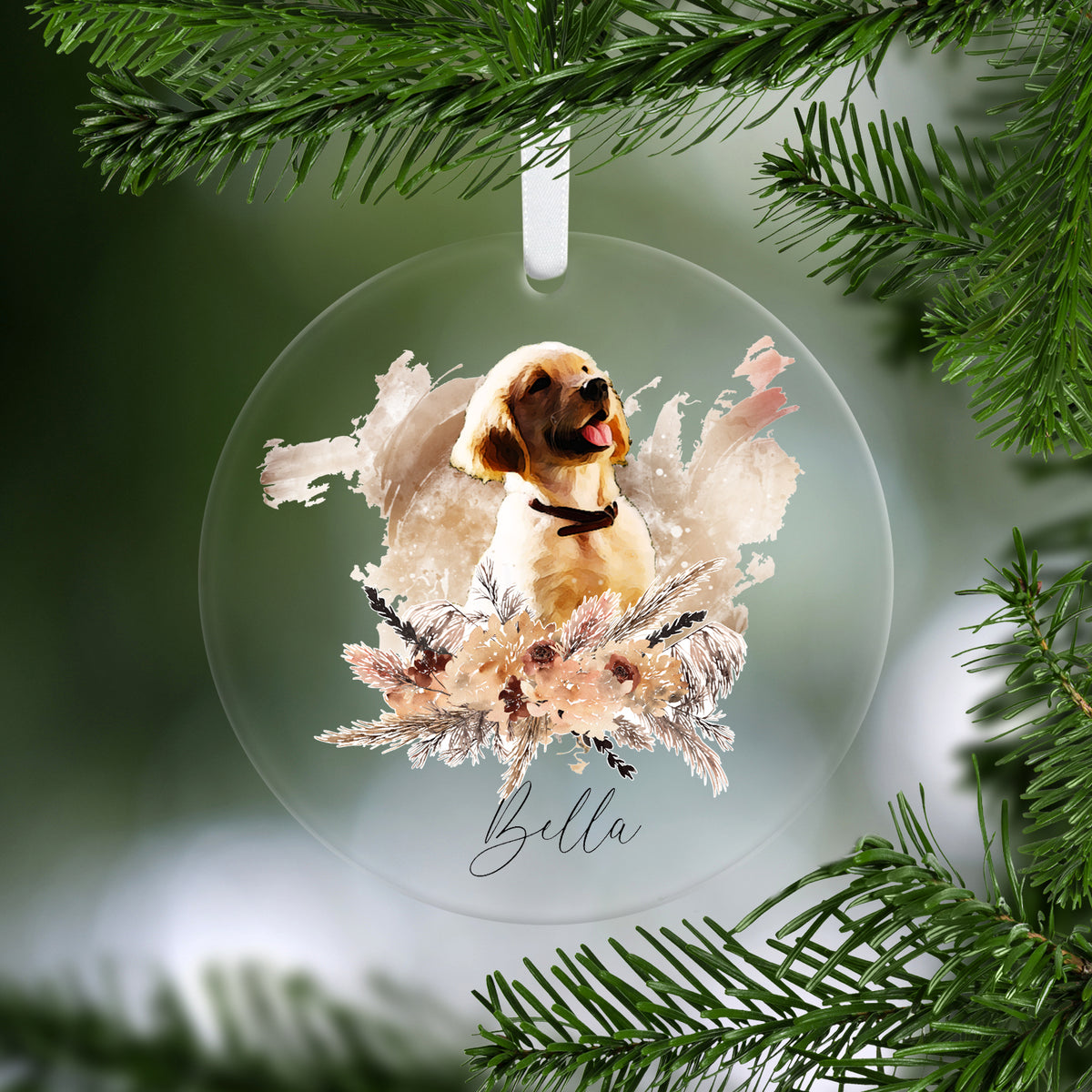 Watercolor Portrait Ornament